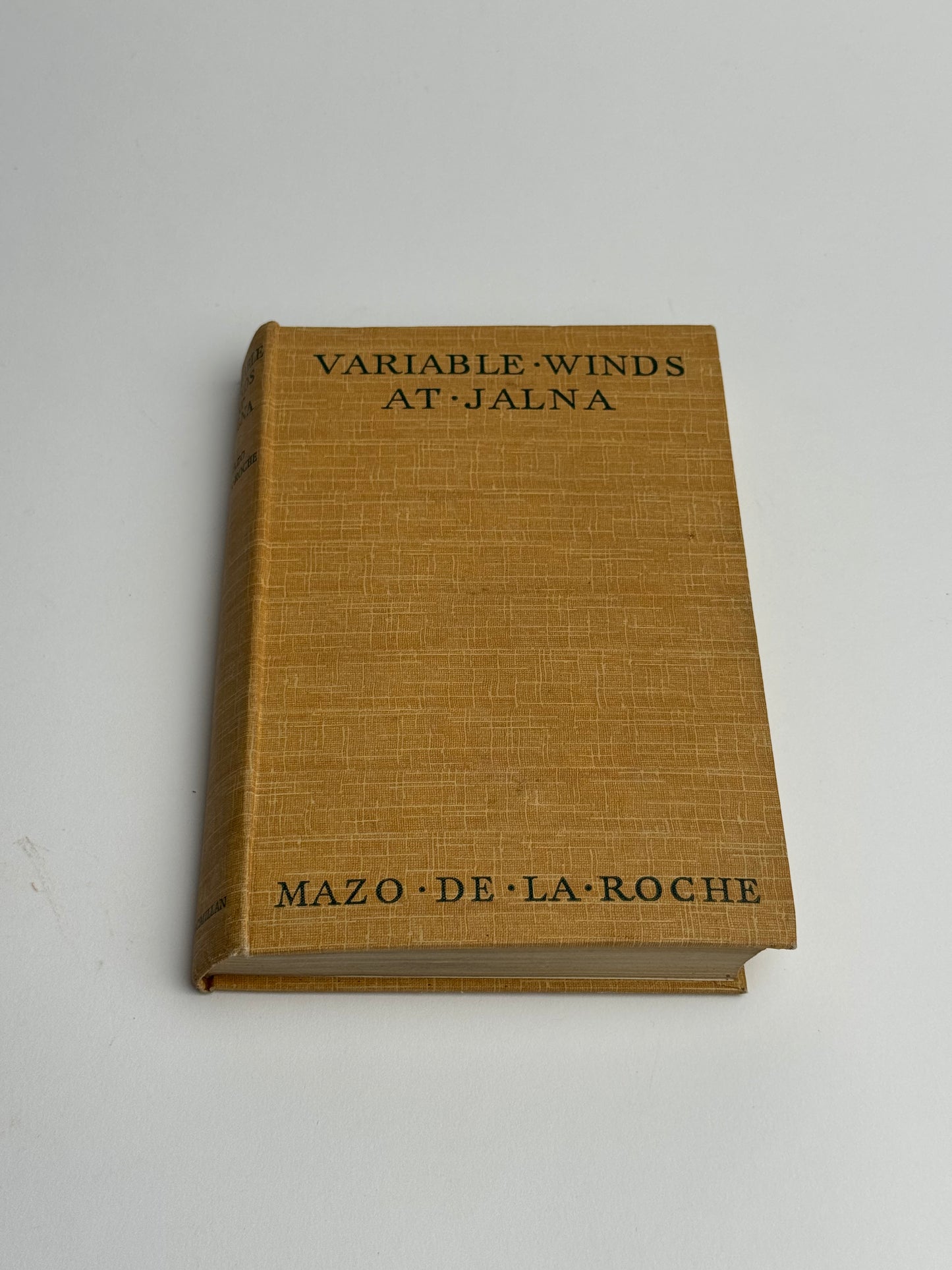 Mustard Beige Vintage Book