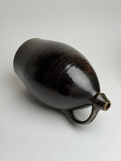 Large Earthy Glazed Stoneware Jug