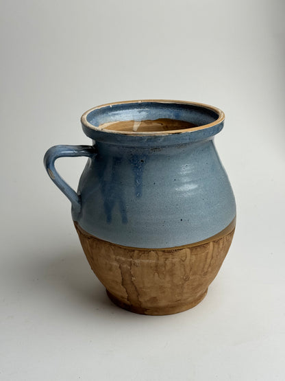 Sky Blue Half Glaze Vessel