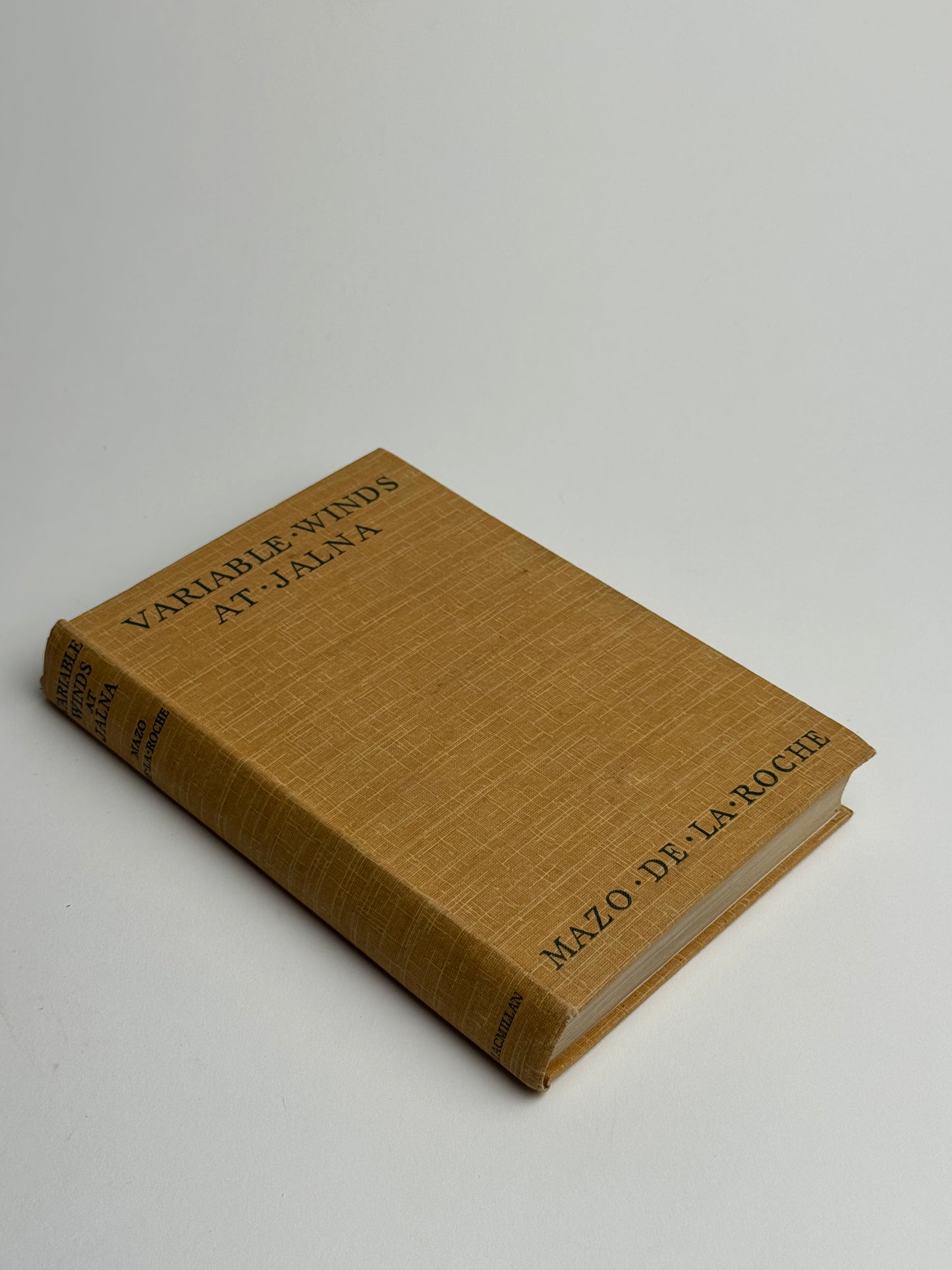 Mustard Beige Vintage Book