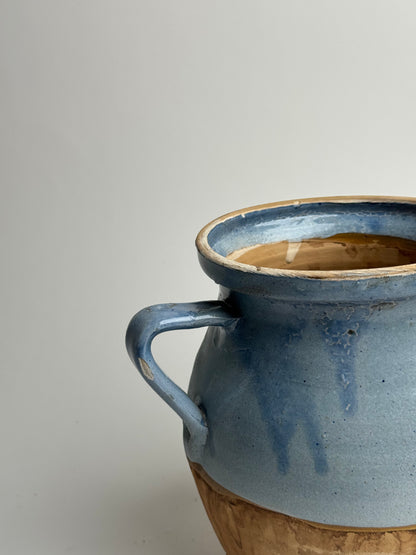 Sky Blue Half Glaze Vessel
