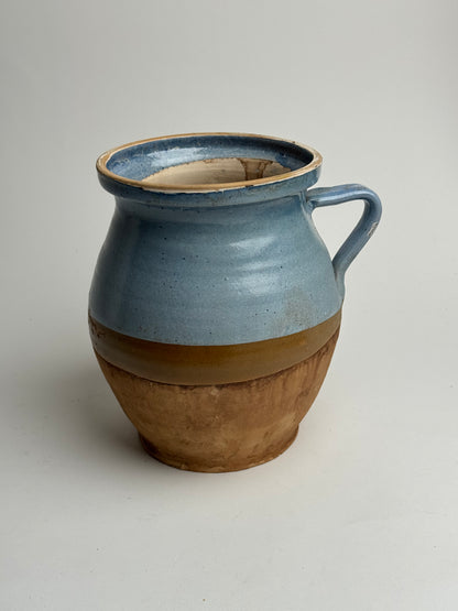 Sky Blue Half Glaze Vessel