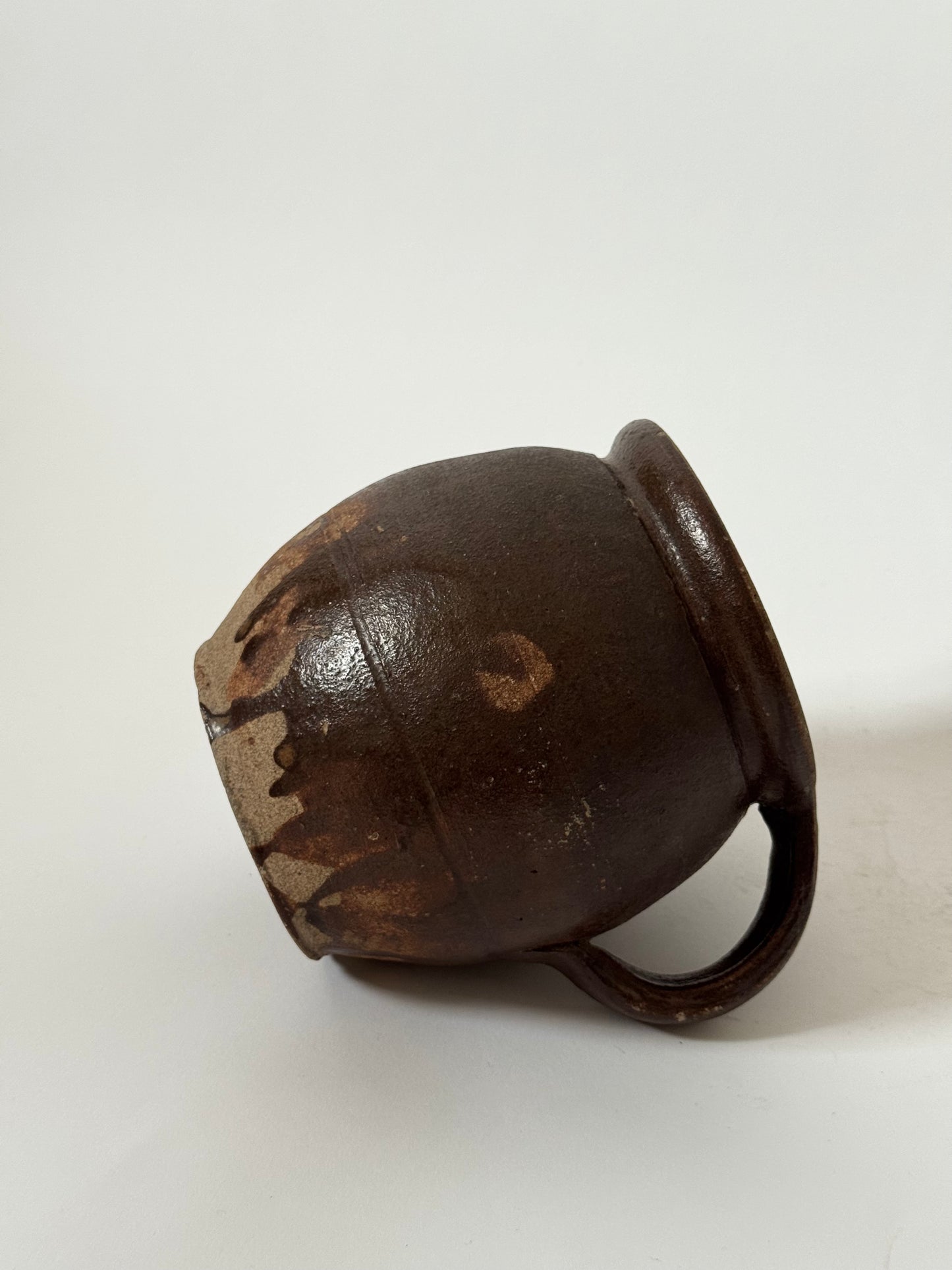 Chocolate Brown French Mug