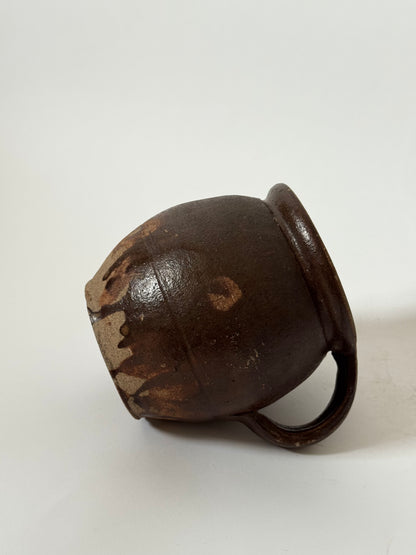 Chocolate Brown French Mug