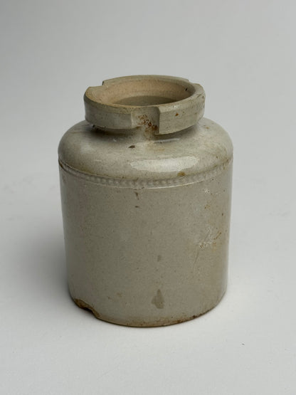 Small Greige Vintage Pot