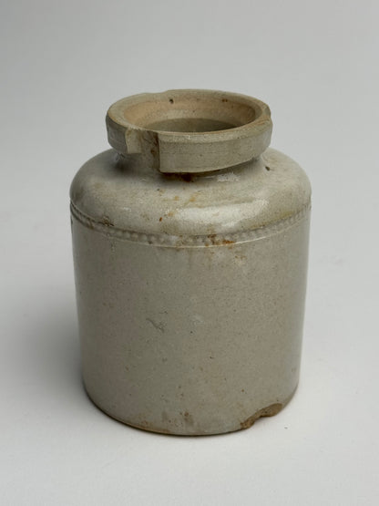 Small Greige Vintage Pot