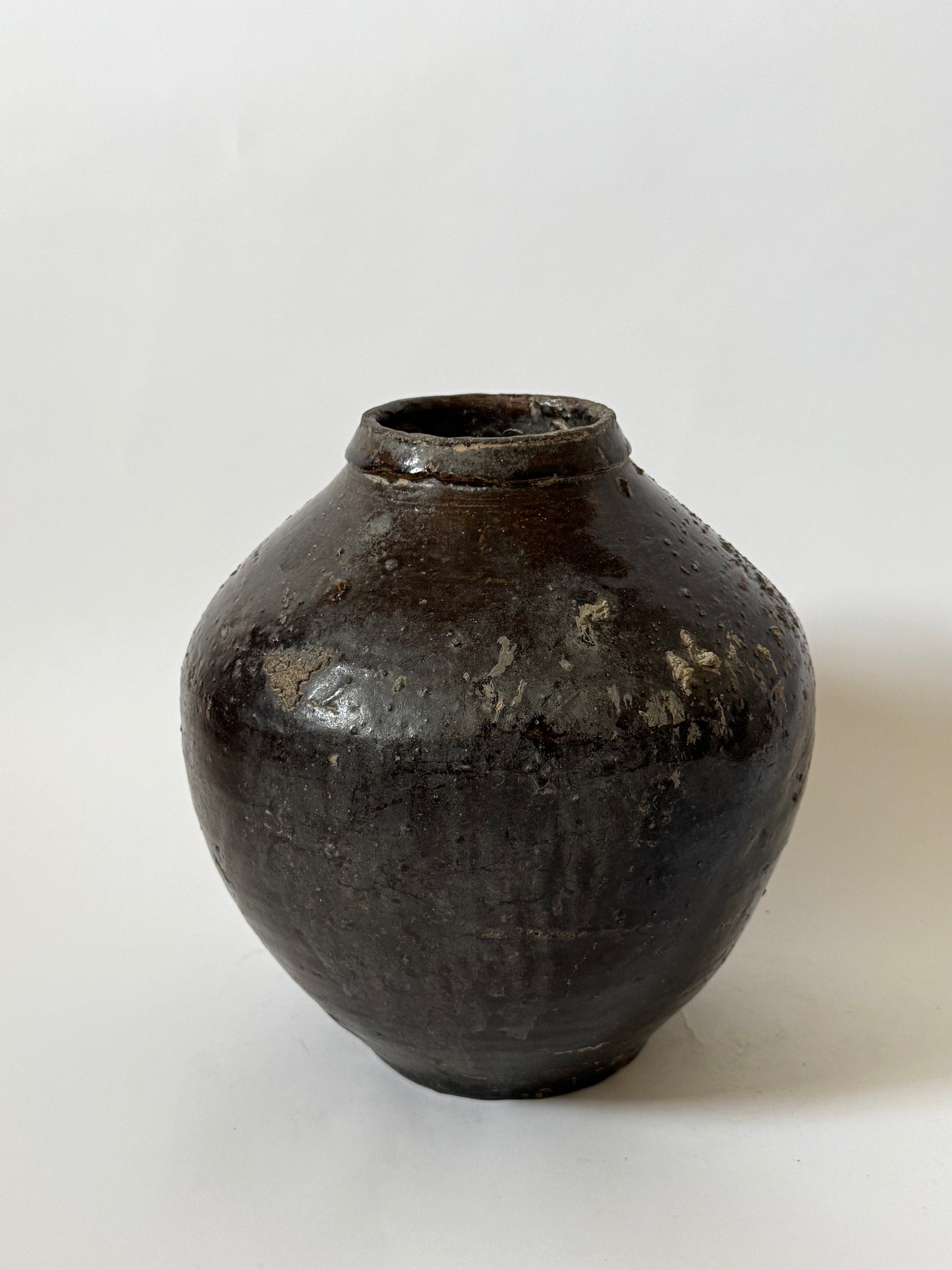 Tapered Earthy Asian Vessel