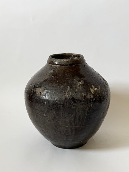 Tapered Earthy Asian Vessel