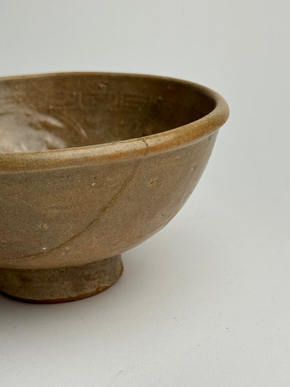 Soft Brown Vintage Japanese Tea Bowl