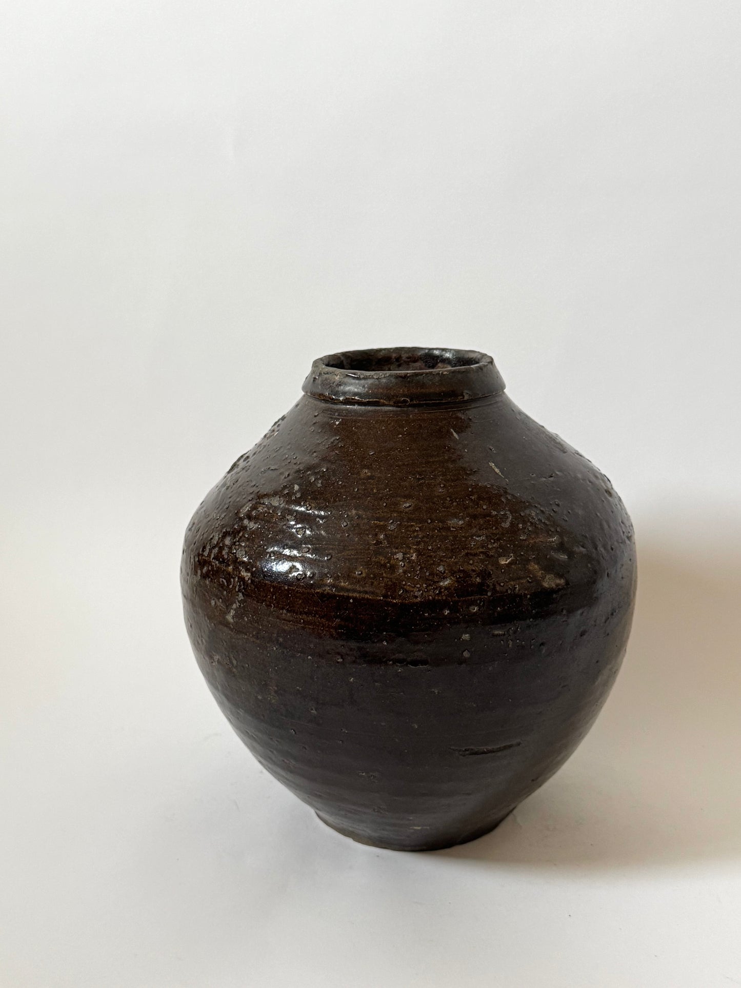 Tapered Earthy Asian Vessel
