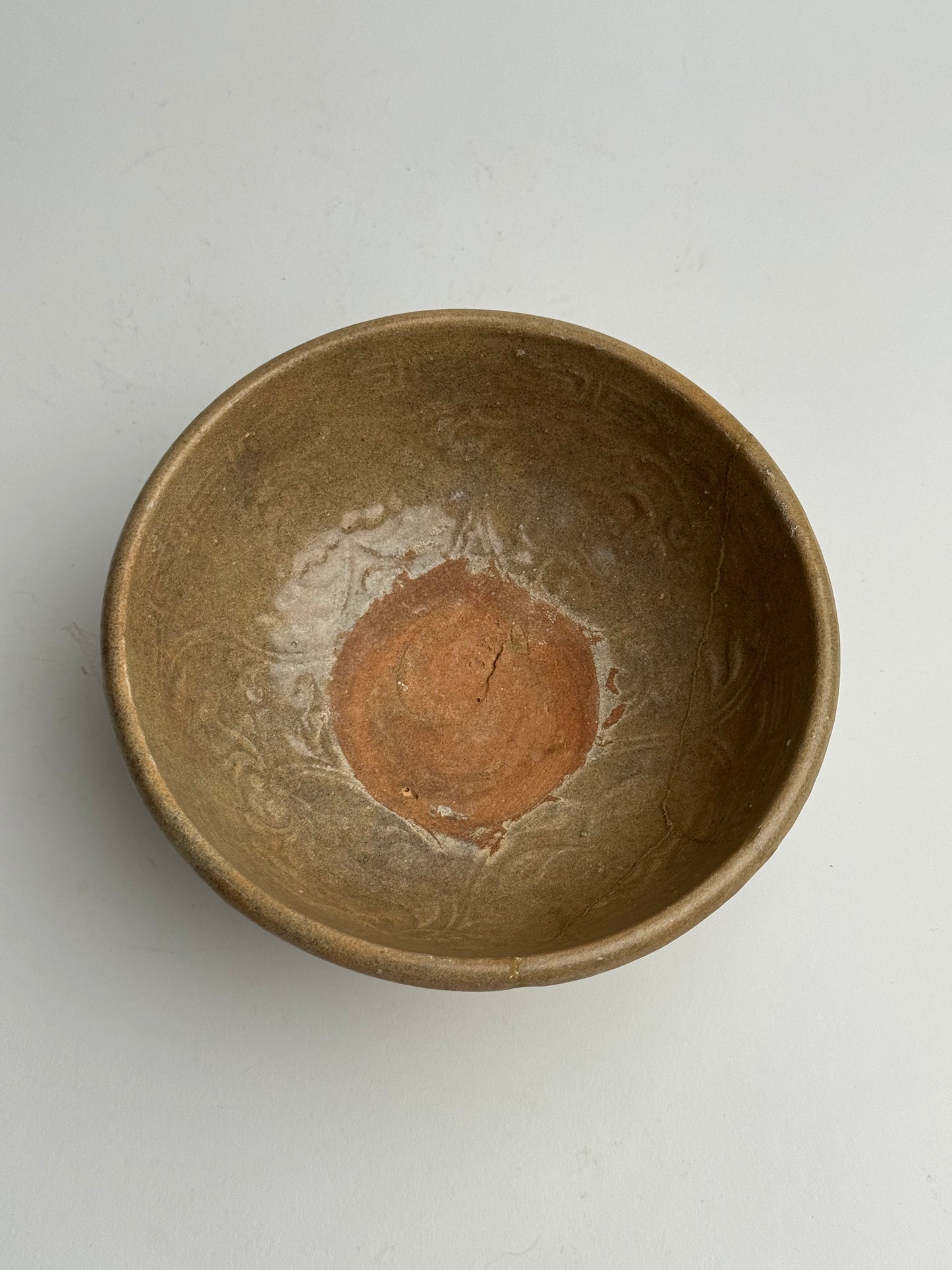 Soft Brown Vintage Japanese Tea Bowl