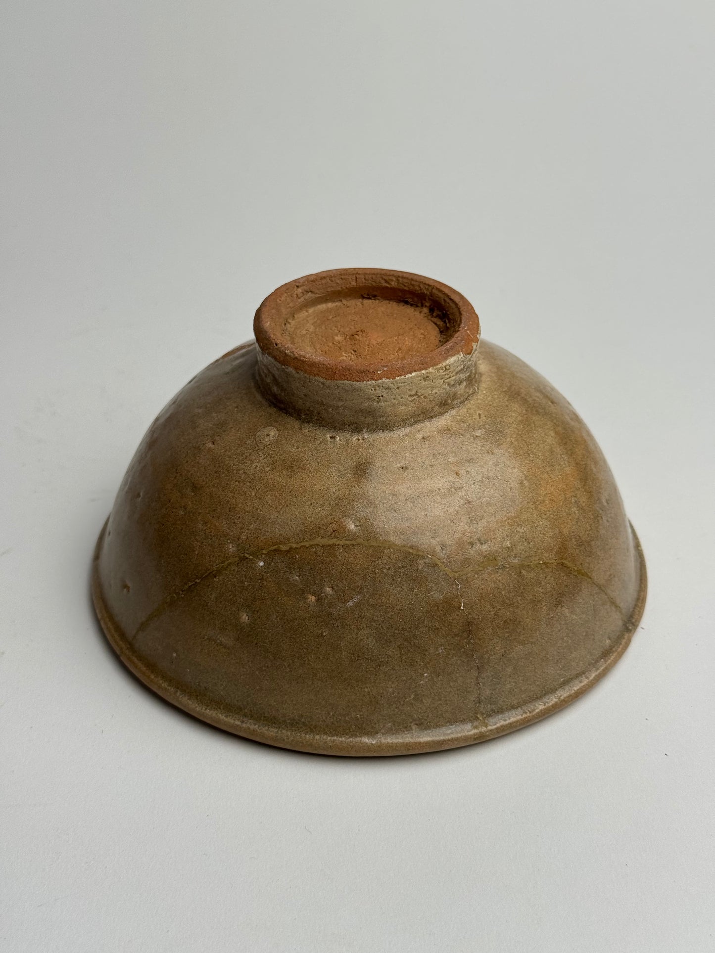 Soft Brown Vintage Japanese Tea Bowl