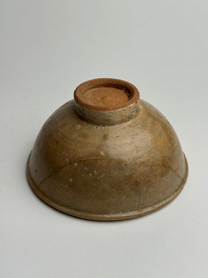 Soft Brown Vintage Japanese Tea Bowl