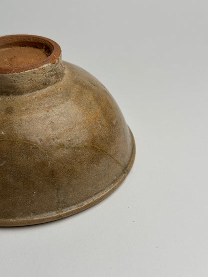 Soft Brown Vintage Japanese Tea Bowl