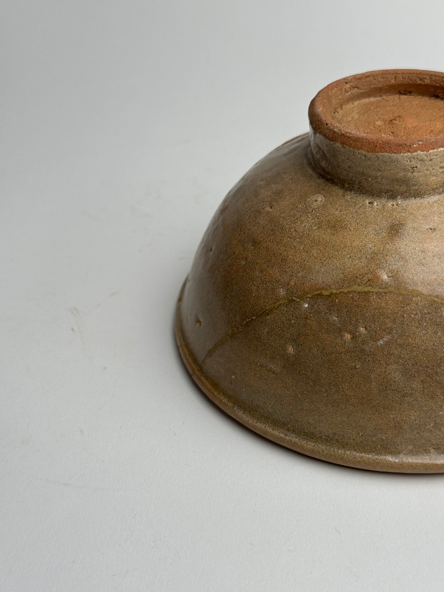 Soft Brown Vintage Japanese Tea Bowl