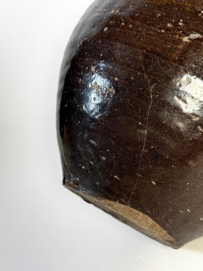 Tapered Earthy Asian Vessel