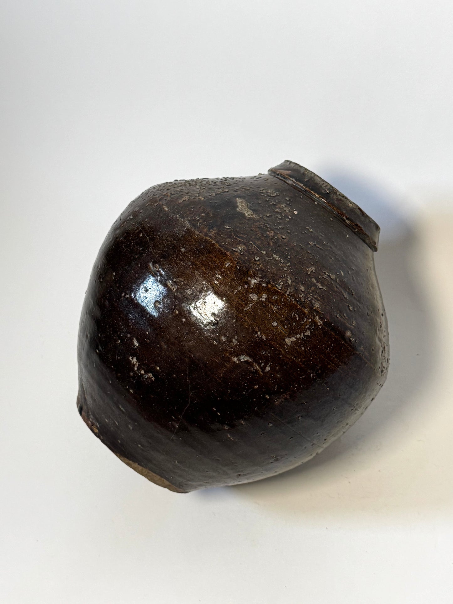 Tapered Earthy Asian Vessel