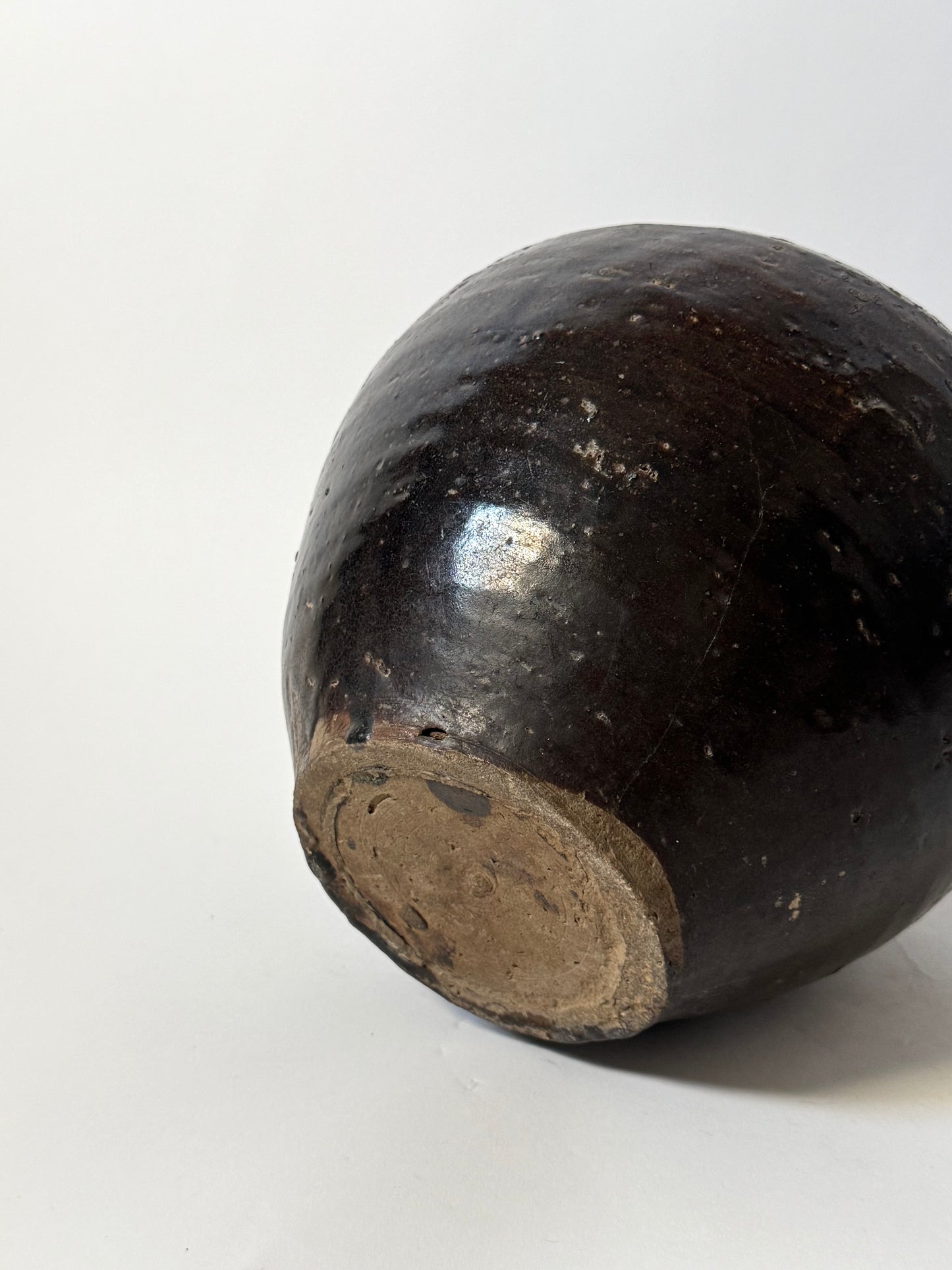 Tapered Earthy Asian Vessel