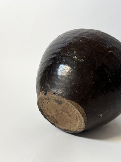 Tapered Earthy Asian Vessel