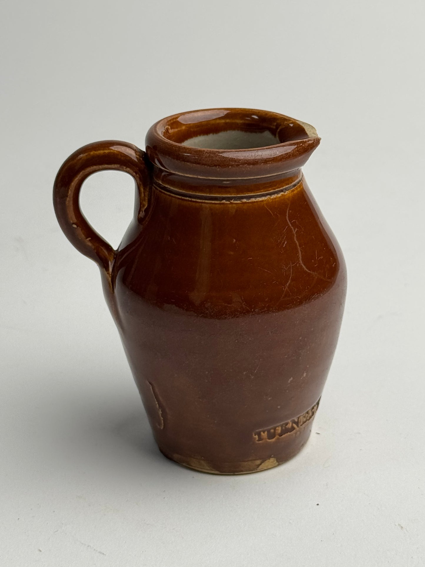 Small Rich Brown Vintage Jug