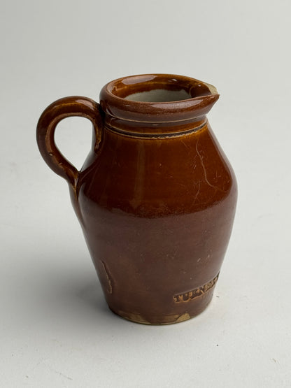 Small Rich Brown Vintage Jug