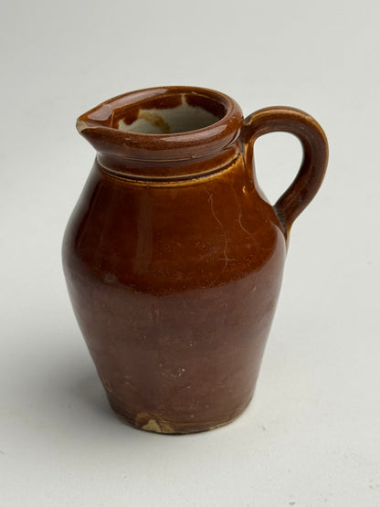 Small Rich Brown Vintage Jug