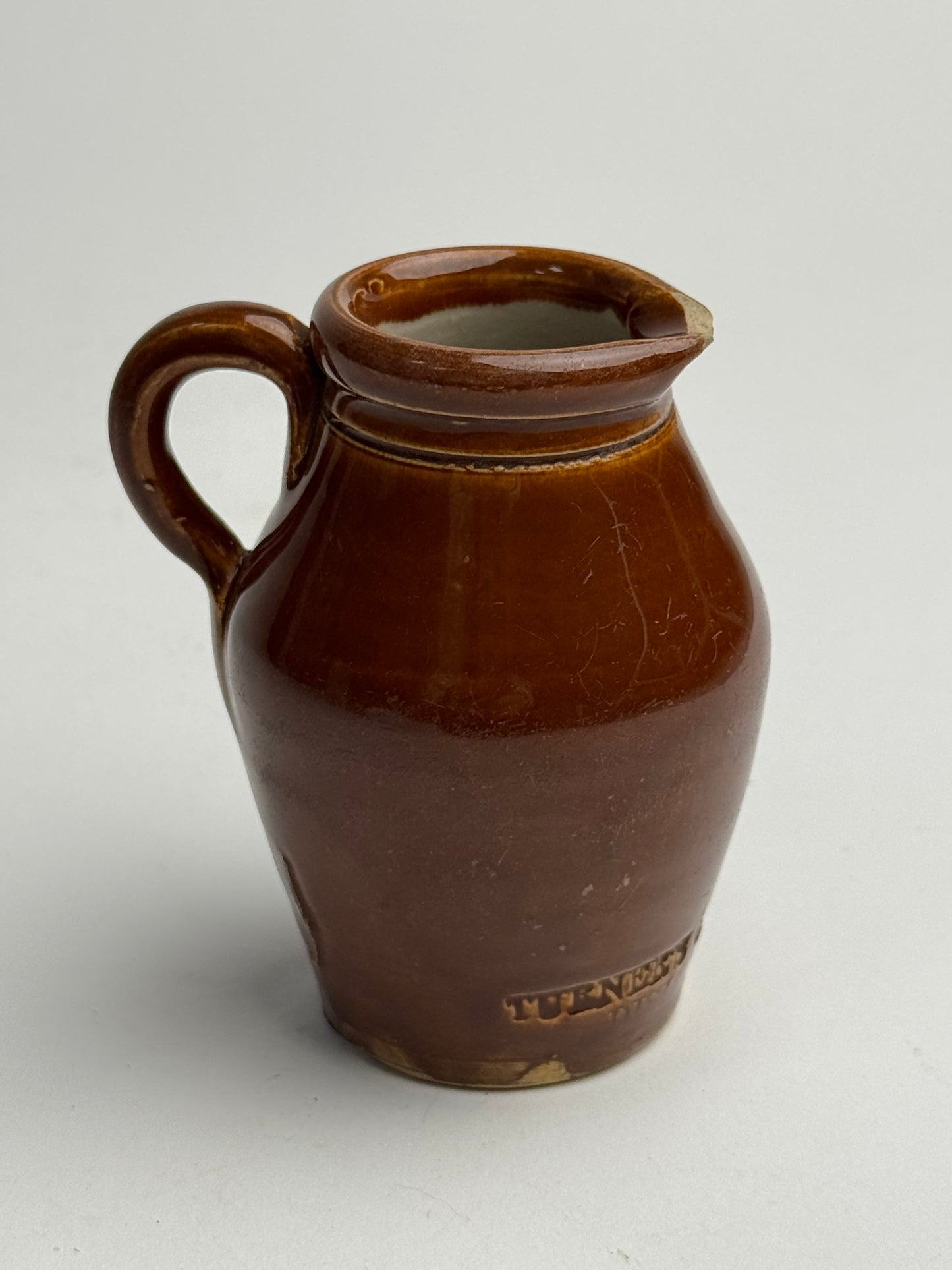 Small Rich Brown Vintage Jug