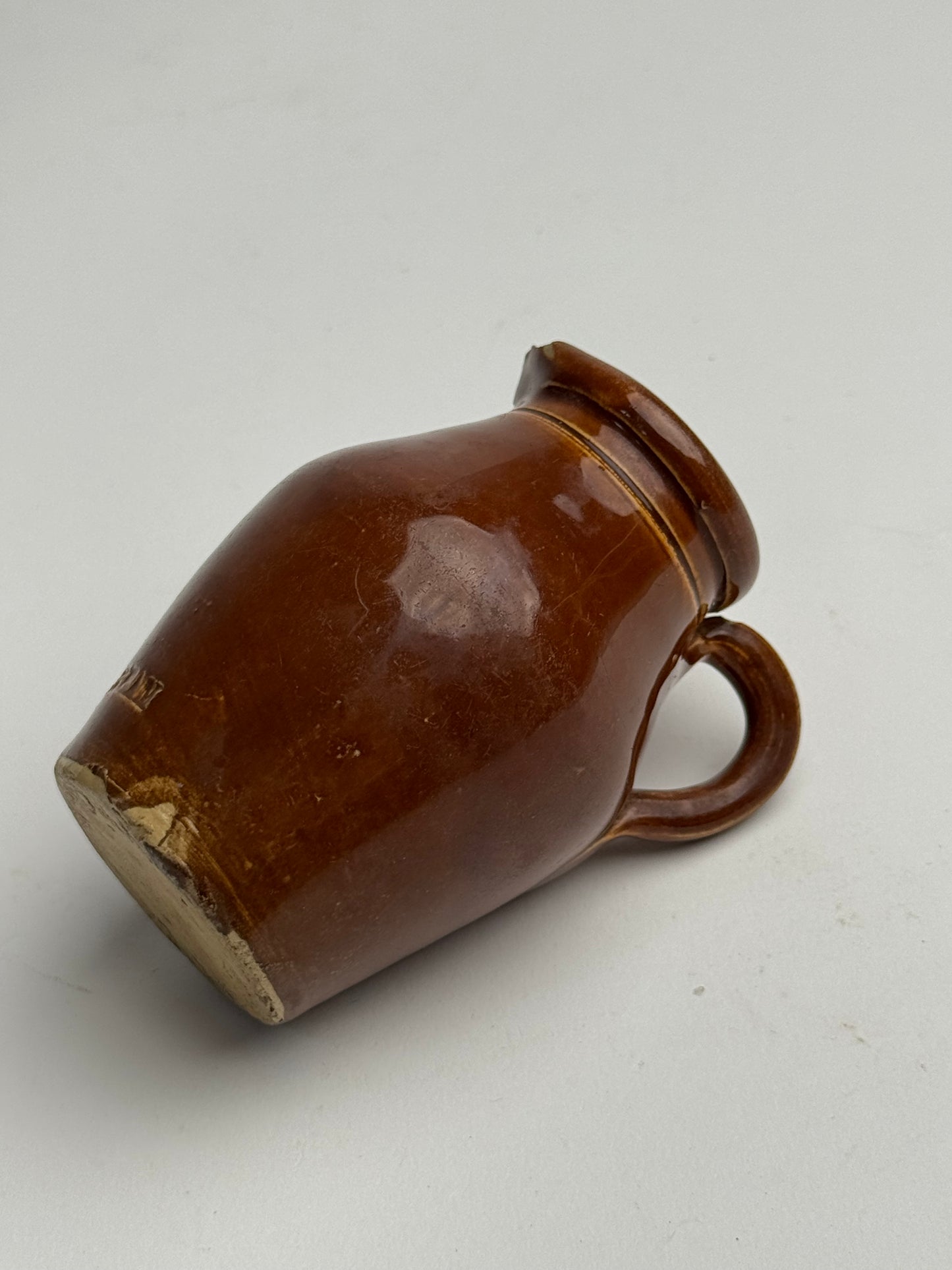 Small Rich Brown Vintage Jug