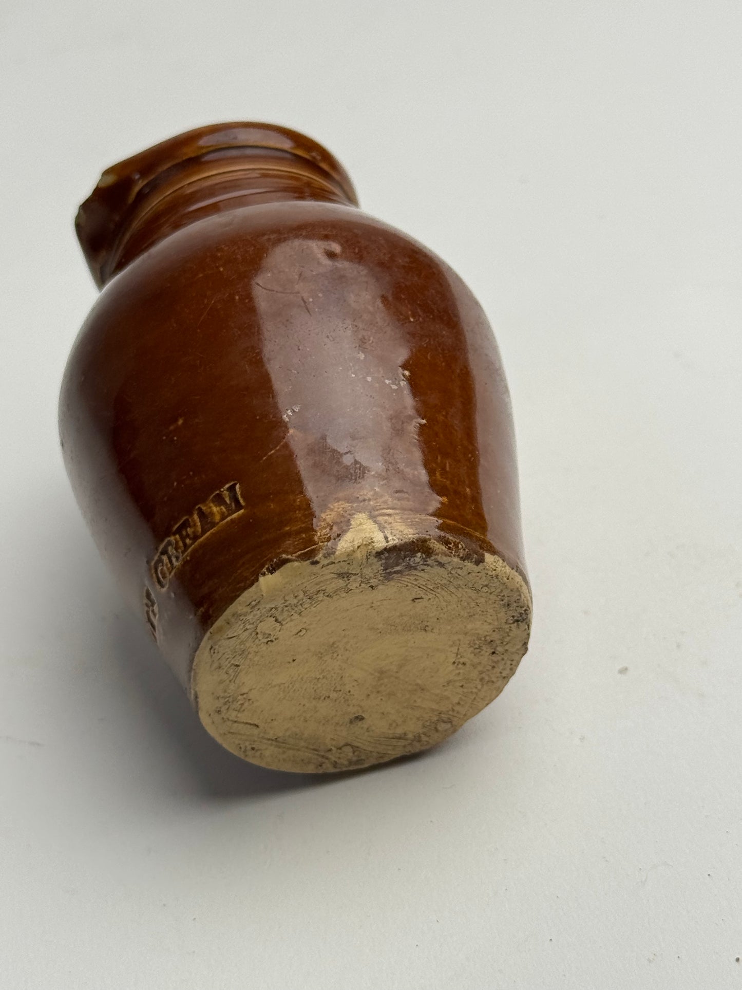 Small Rich Brown Vintage Jug