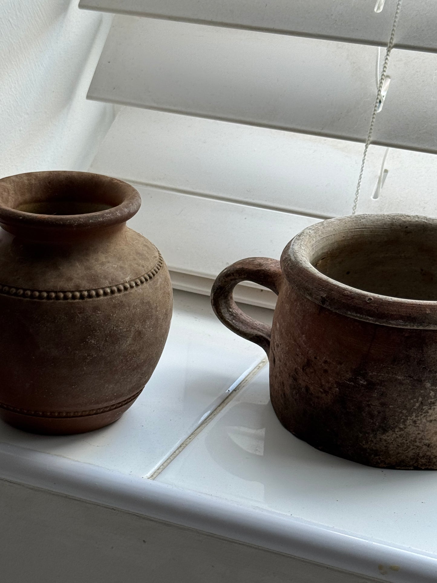 Small Vintage Brown Pot