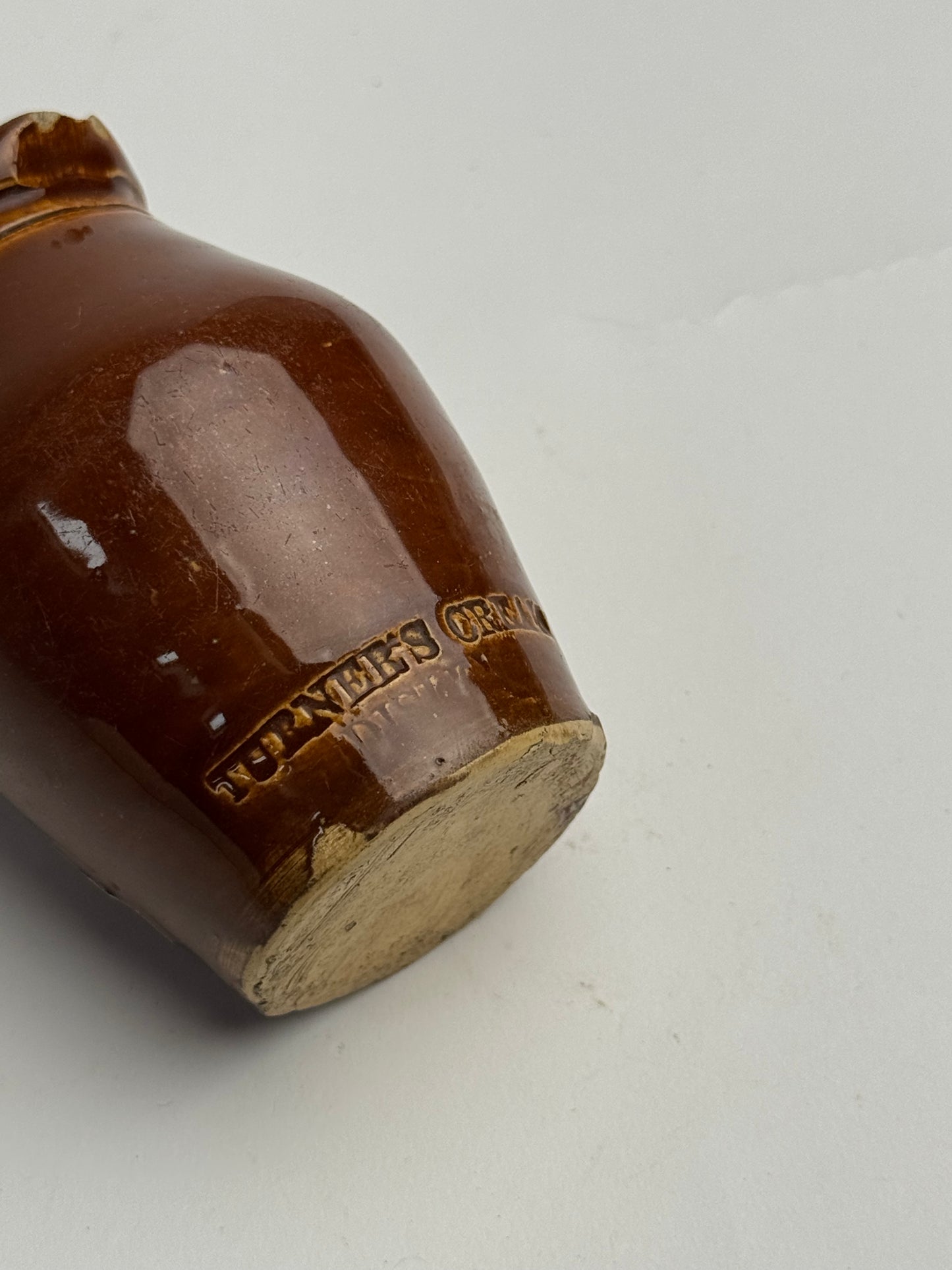 Small Rich Brown Vintage Jug