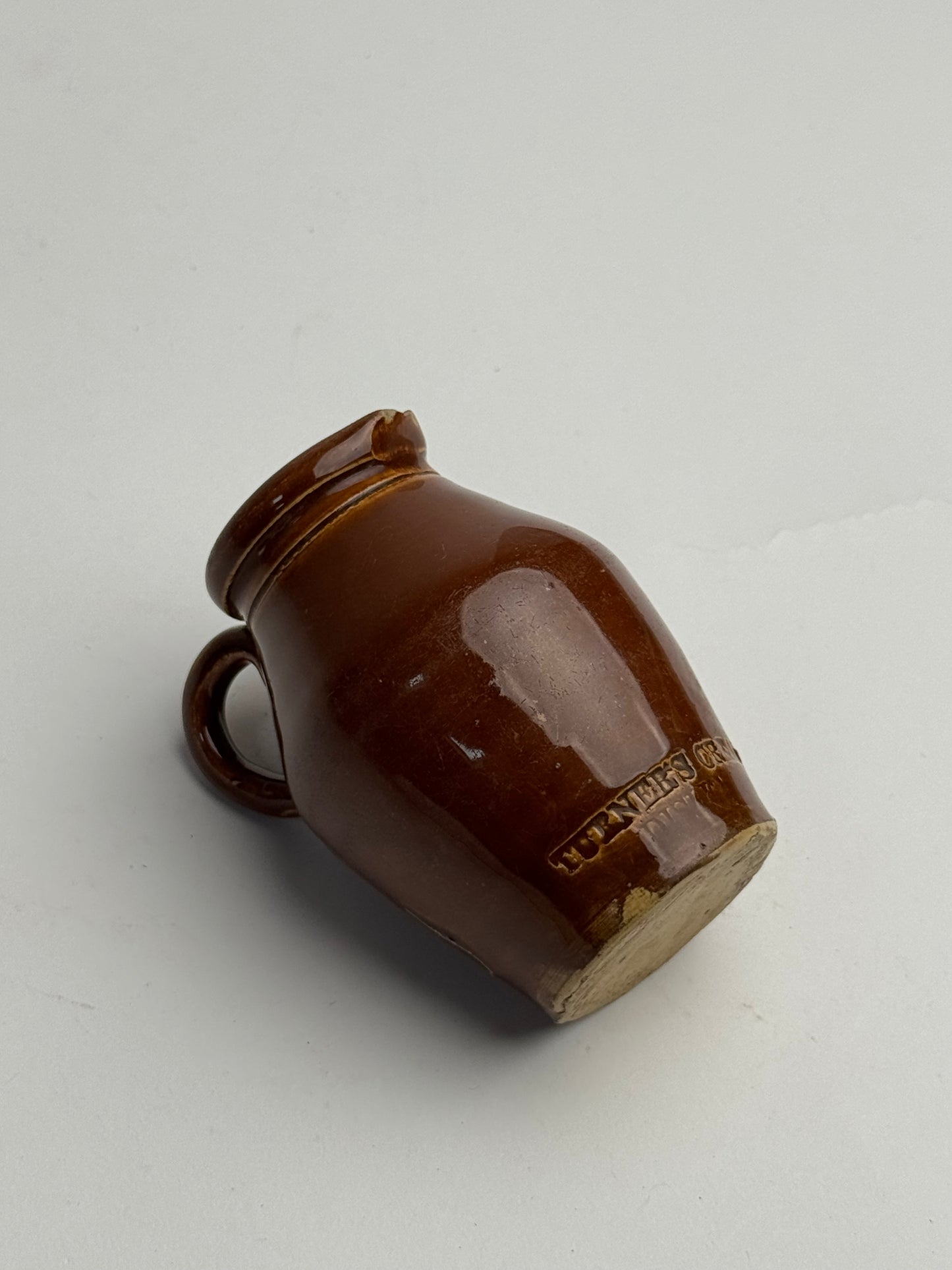 Small Rich Brown Vintage Jug