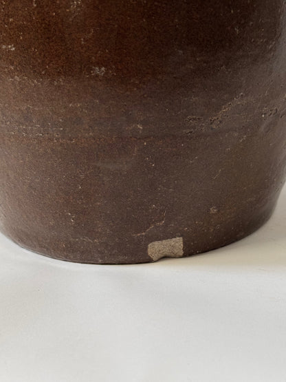 Large Angled South Asian Pot