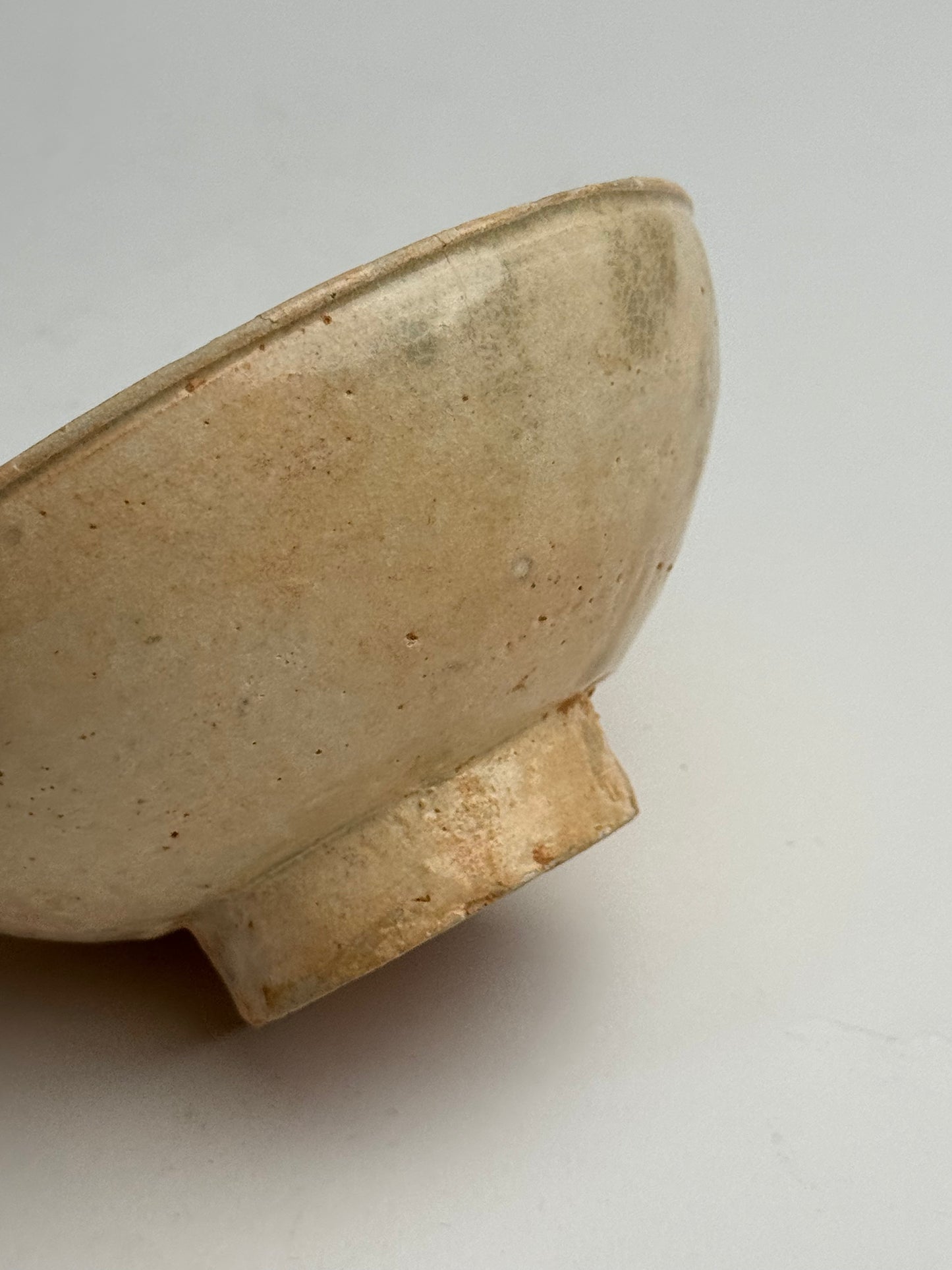 Apricot Beige Vintage Japanese Tea Bowl
