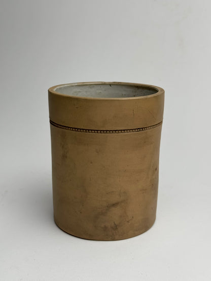 Warm Brown Vintage Storage Jar