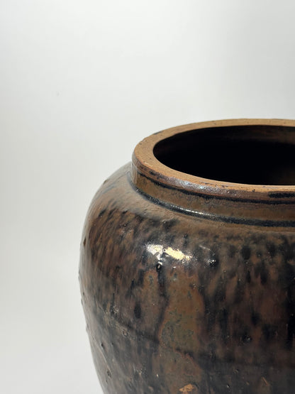 Drip Glaze Large South Asian Pot