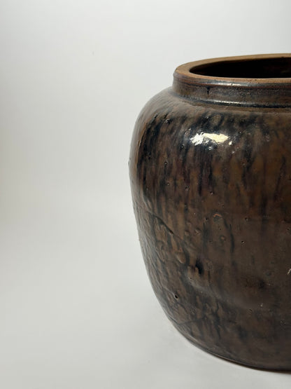 Drip Glaze Large South Asian Pot