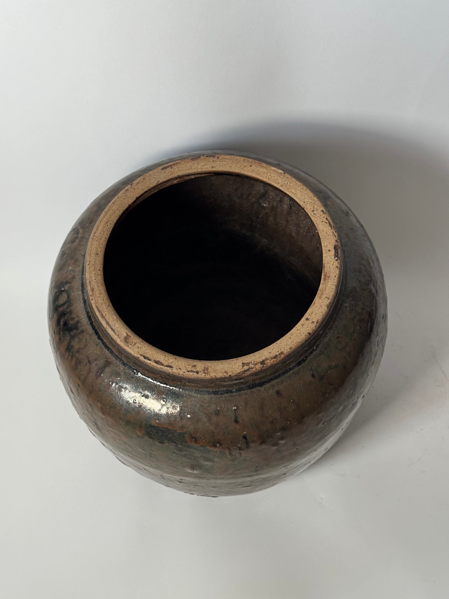 Drip Glaze Large South Asian Pot