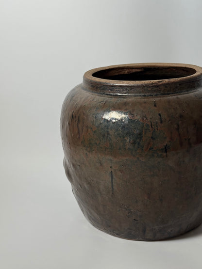 Drip Glaze Large South Asian Pot