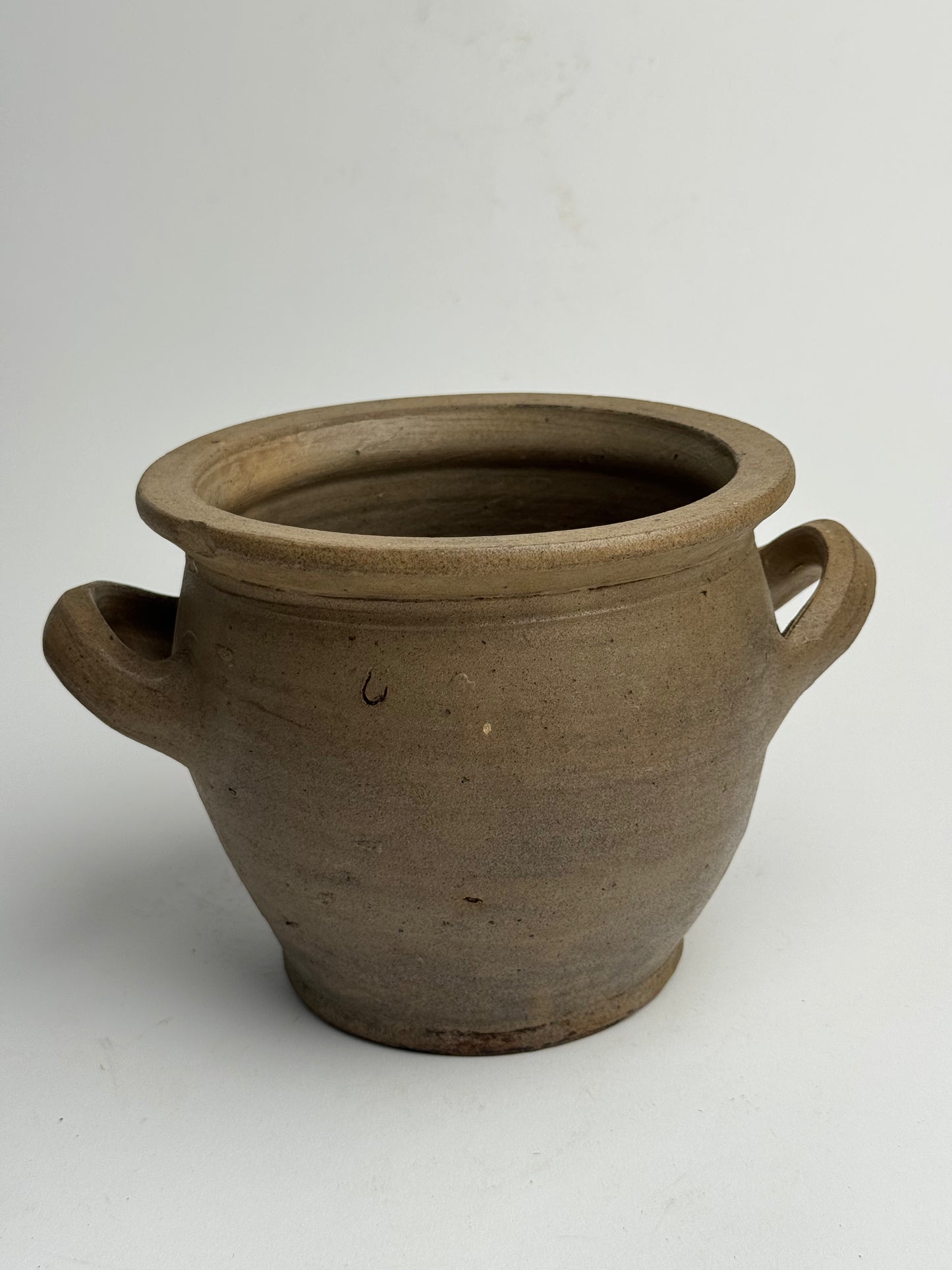 Soft Brown Twin Handled French Pot