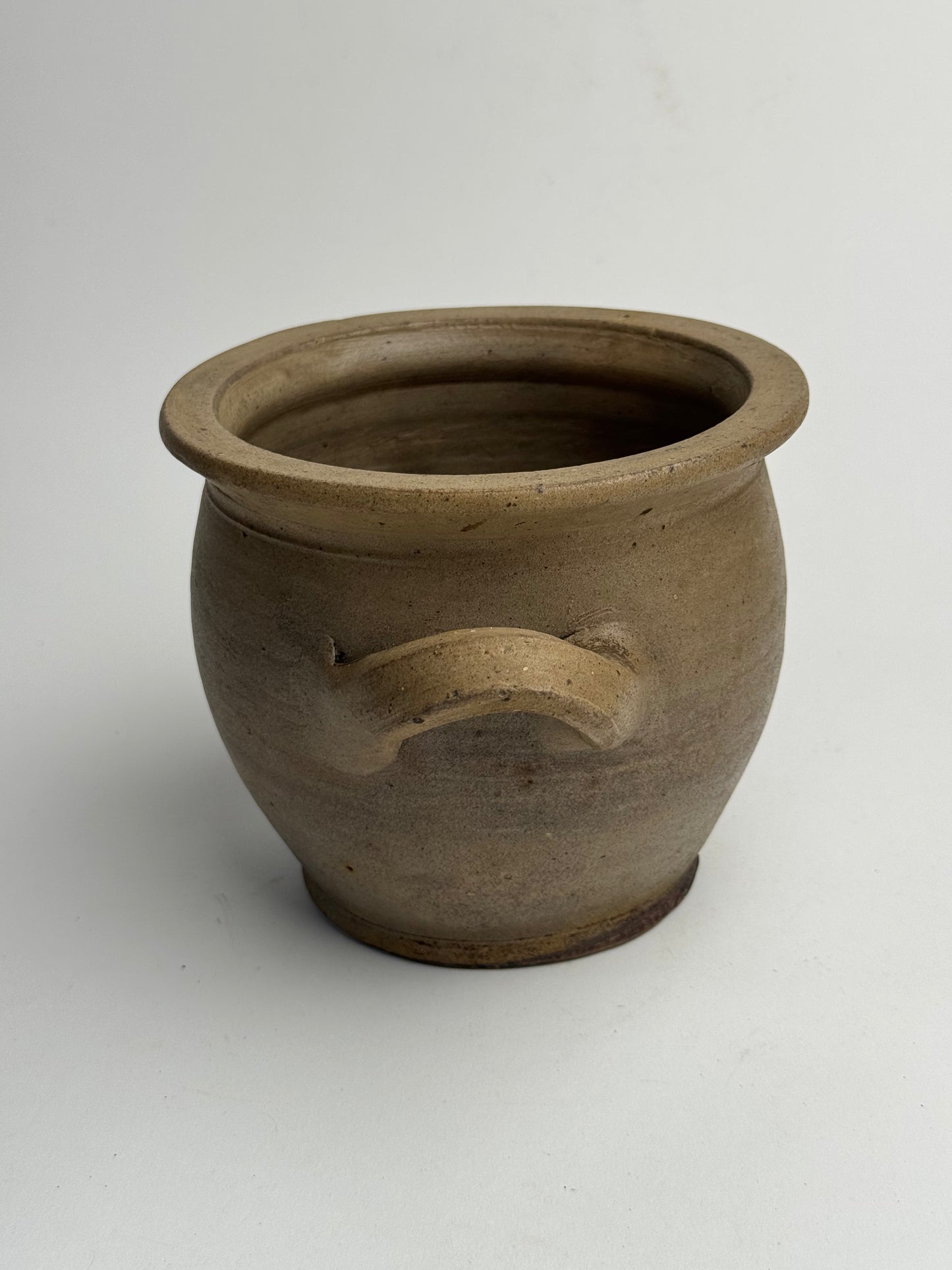 Soft Brown Twin Handled French Pot