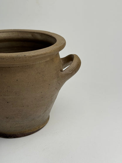 Soft Brown Twin Handled French Pot