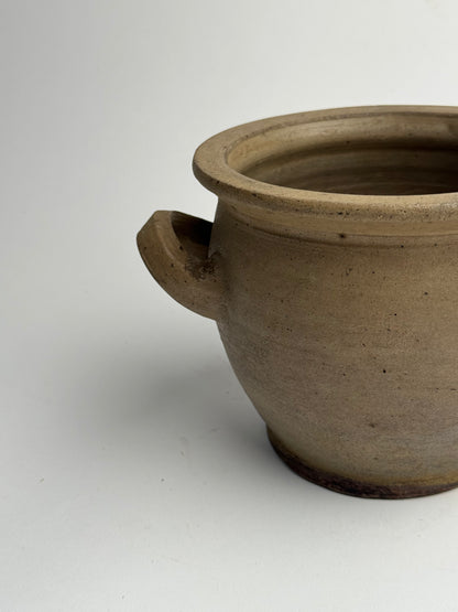 Soft Brown Twin Handled French Pot