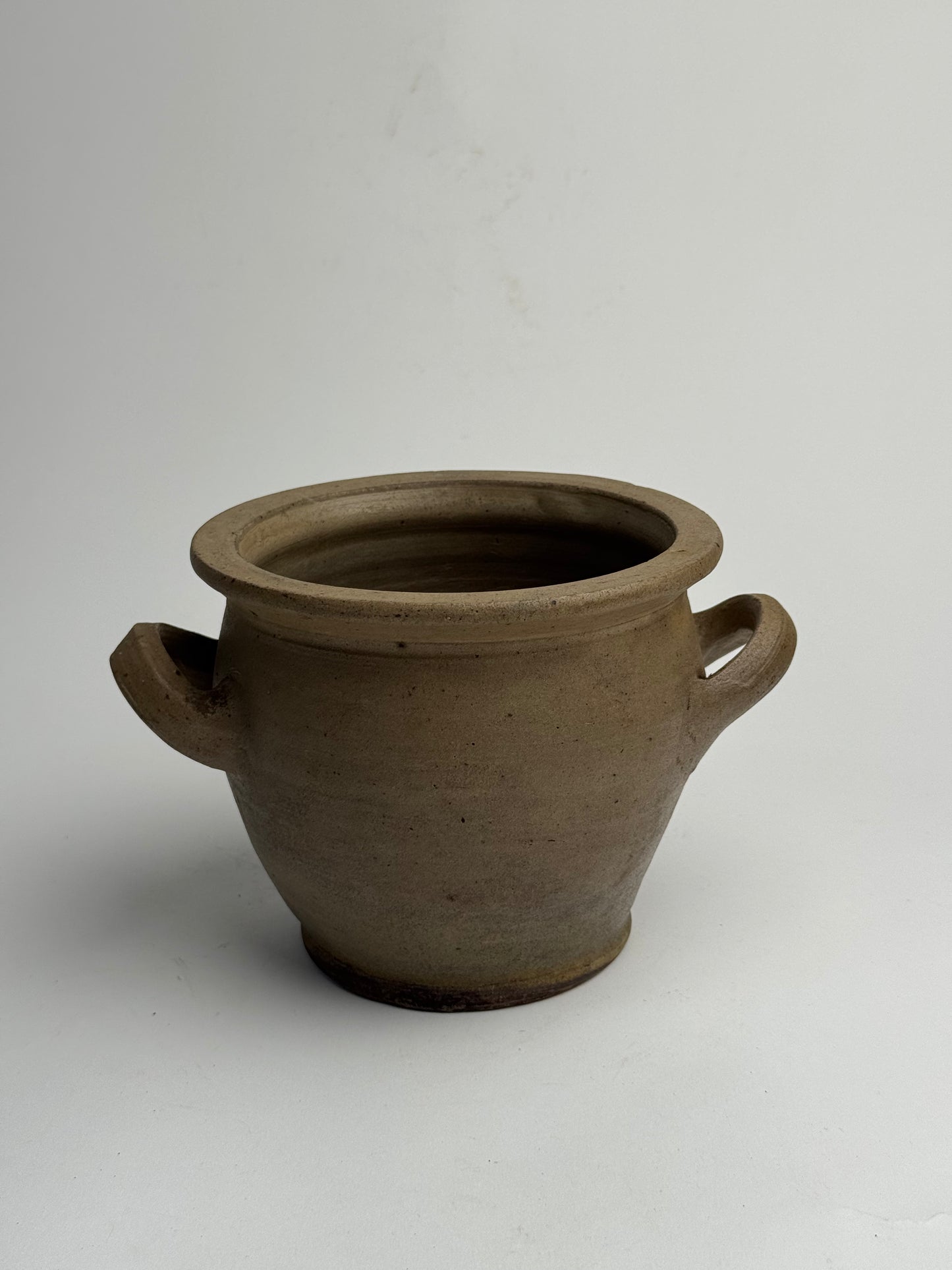Soft Brown Twin Handled French Pot