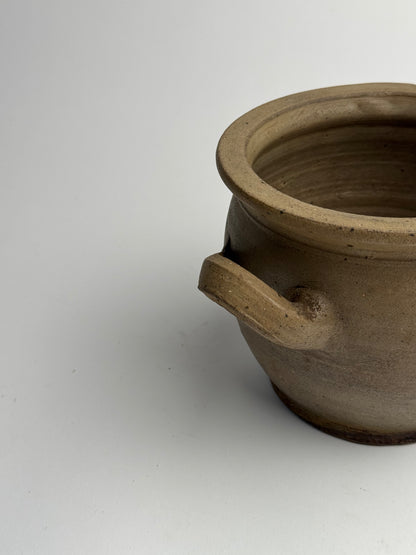 Soft Brown Twin Handled French Pot