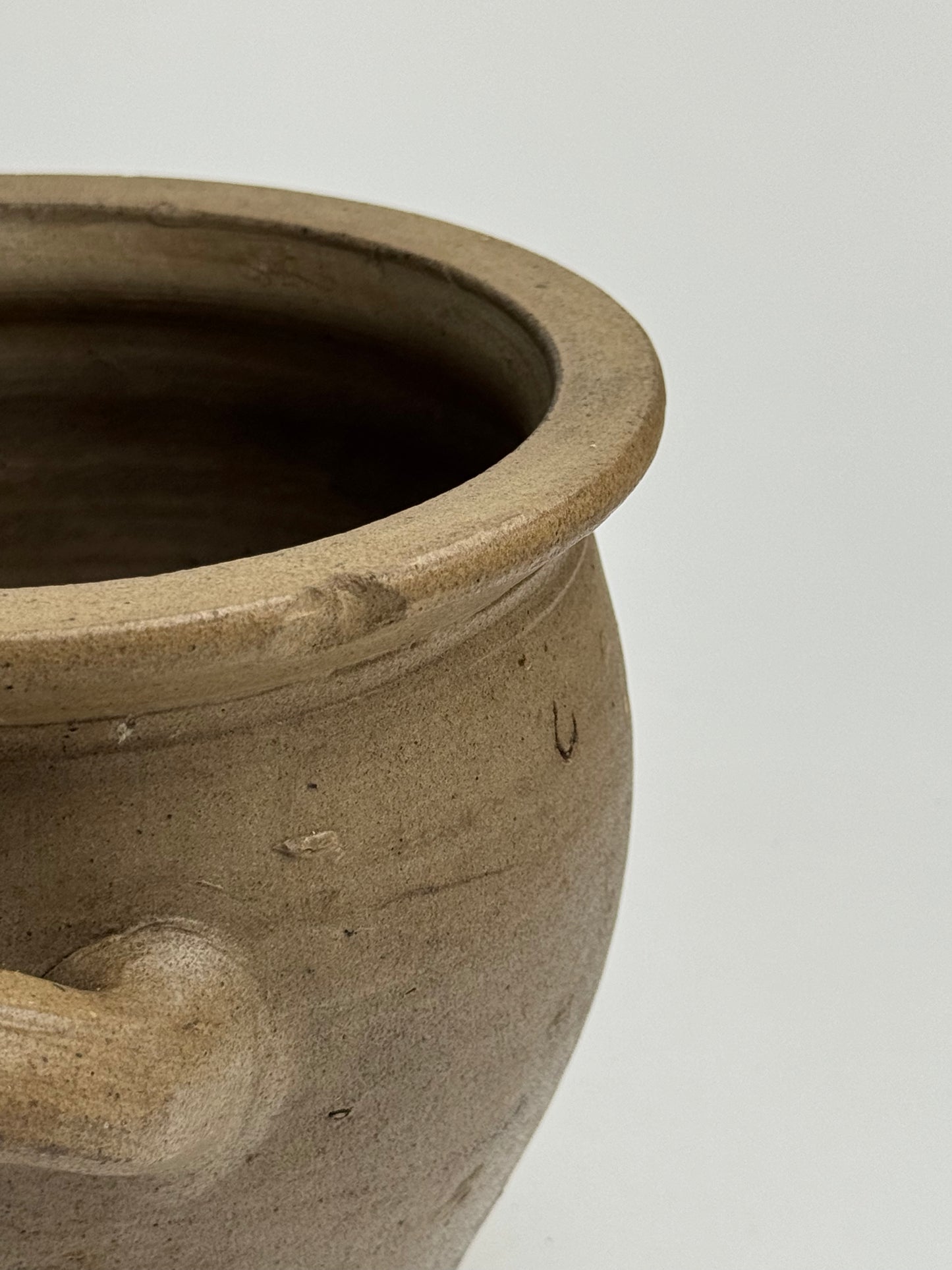 Soft Brown Twin Handled French Pot