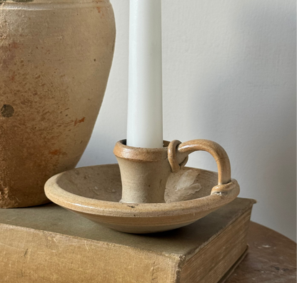 Stoneware Pottery Candle Holder