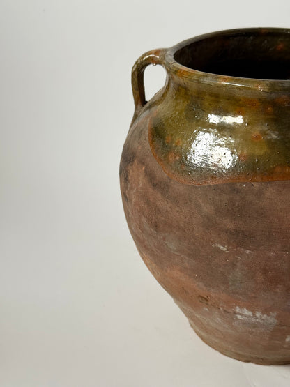 Antique Romanian Twin Handled Pot