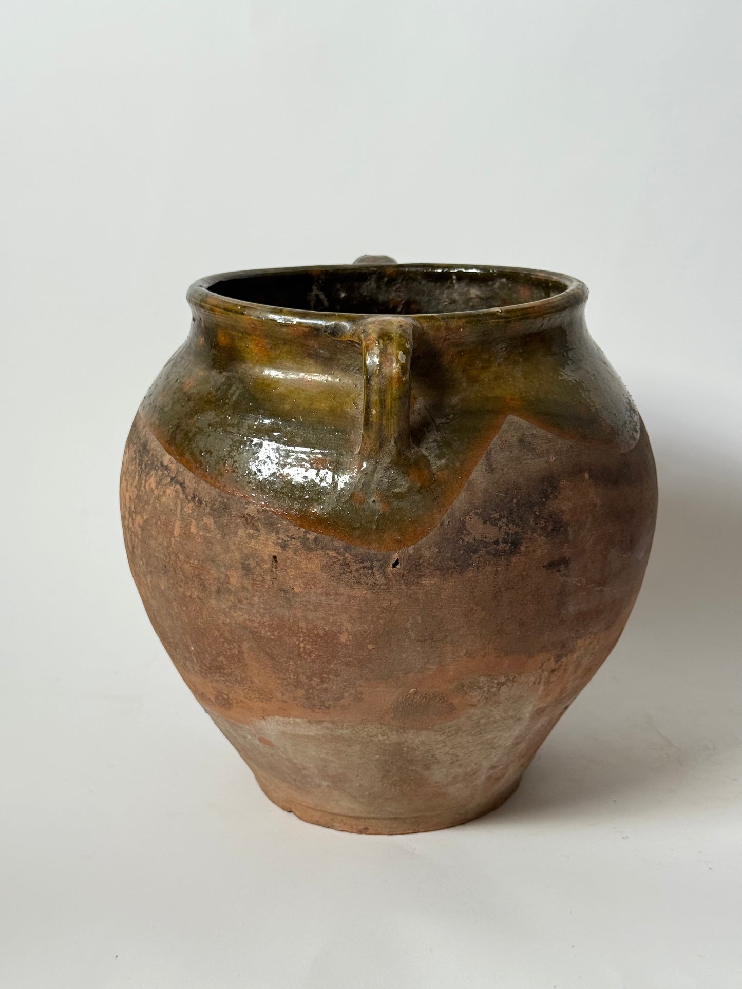 Antique Romanian Twin Handled Pot
