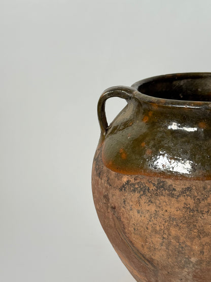 Antique Romanian Twin Handled Pot